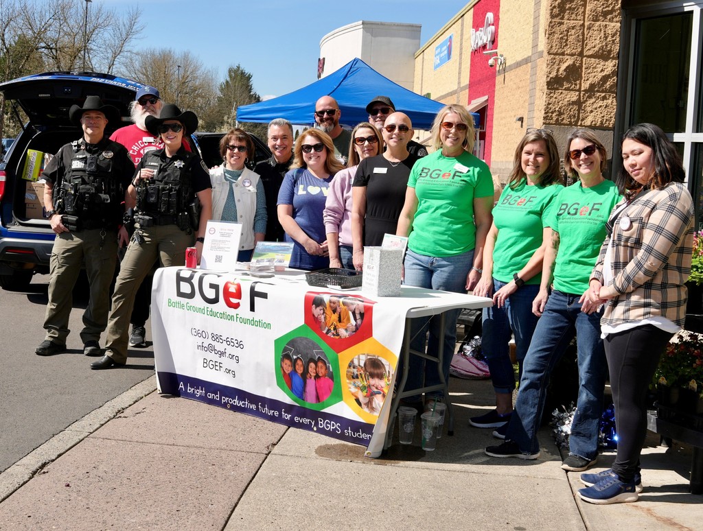 Supporters and volunteers at Cram the Cruiser