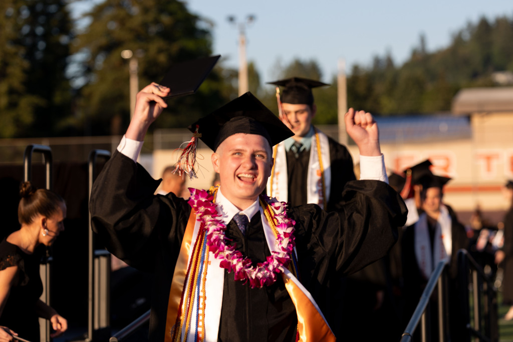 celebrating graduation
