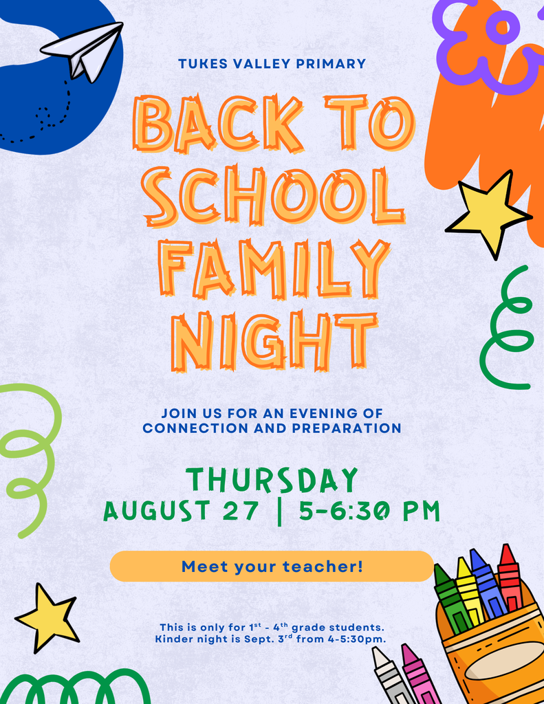 1st-4th Back to School Night