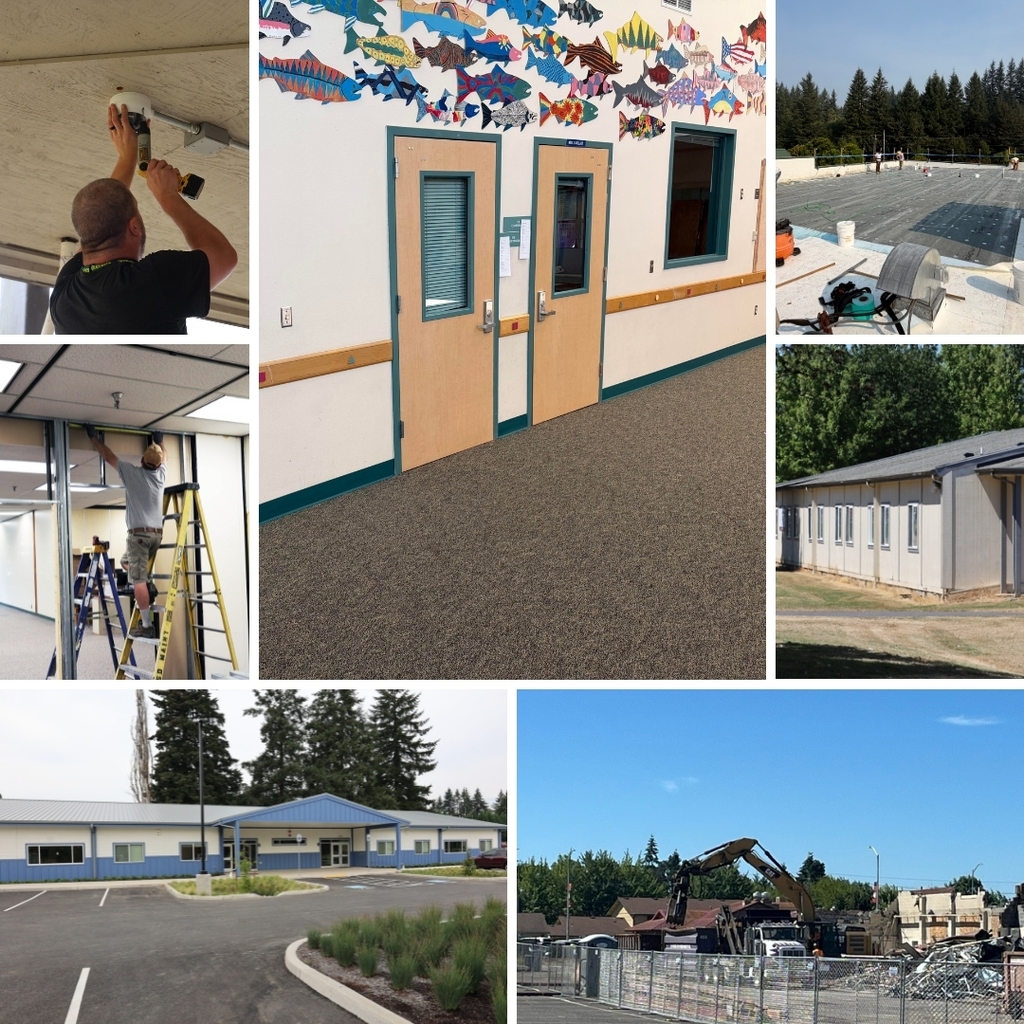 A collage of projects completed during the summer.