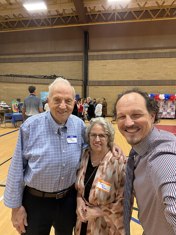 Pleasant Valley Middle School's first and current principals