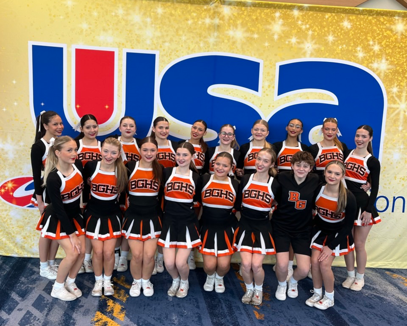 Battle Ground High School cheer team