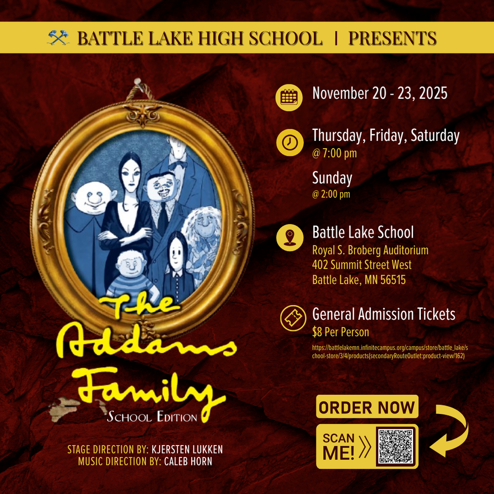 Reminder: Addams Family Musical