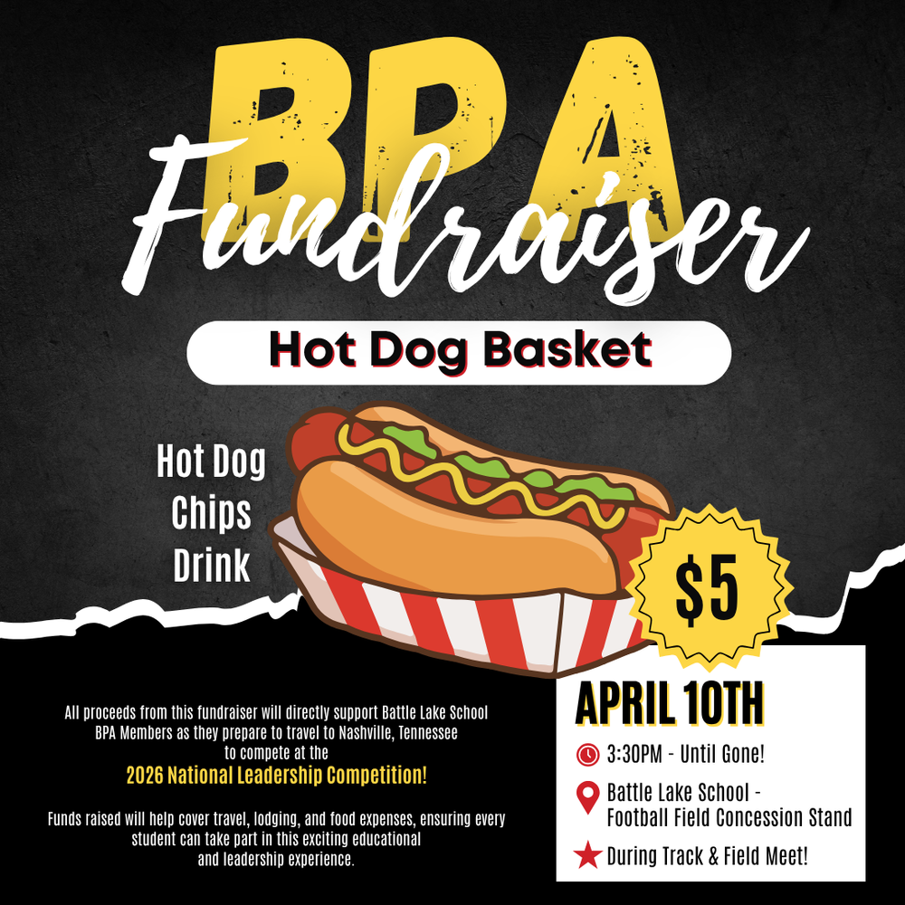Hot Dog Basket - BPA Fundraiser