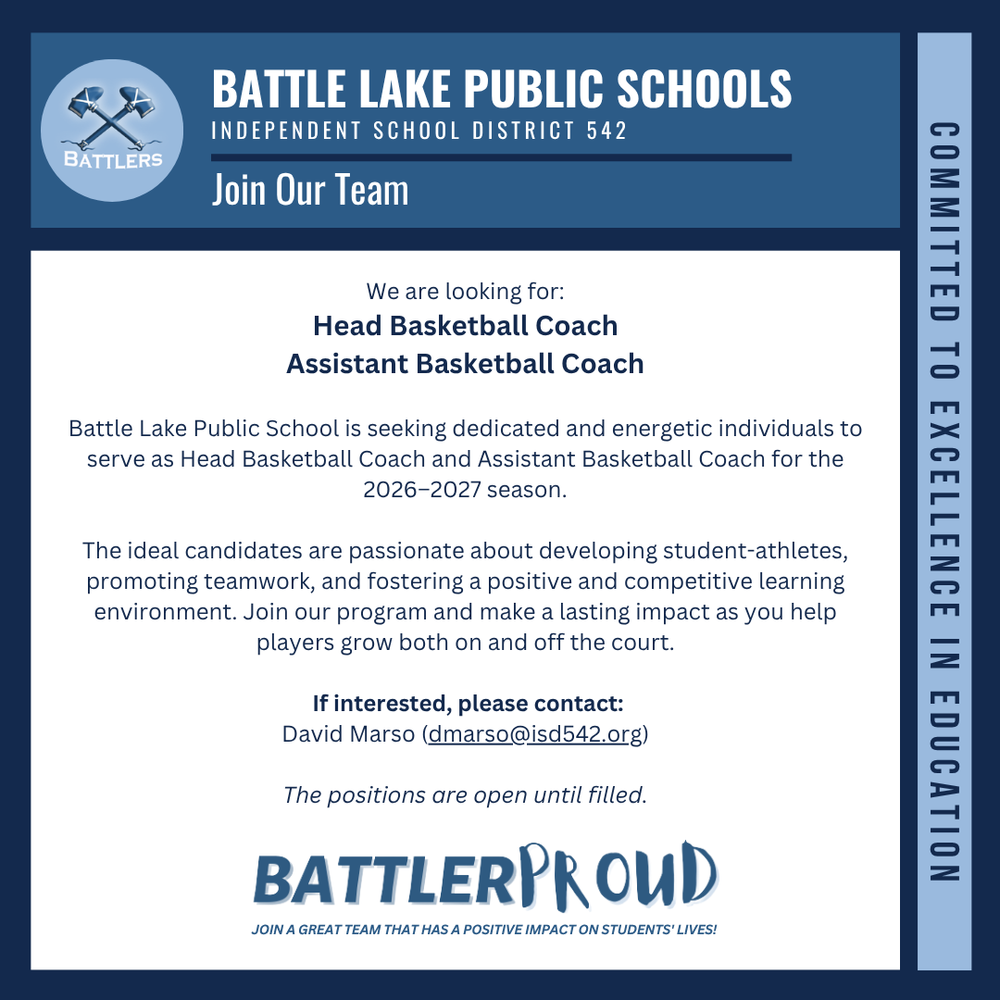 Head & Assistant Basketball Coaches 26-27 Season