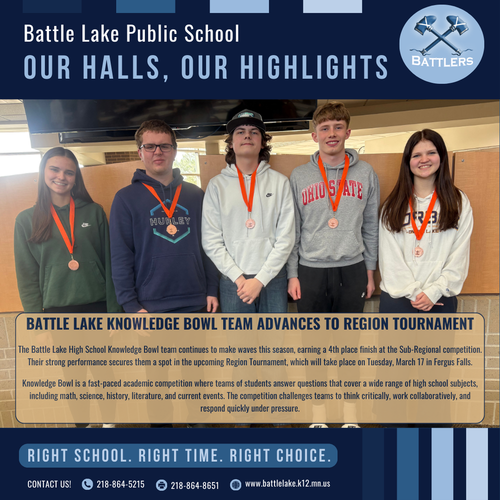 Knowledge Bowl to Regions 2026