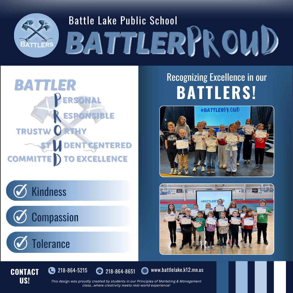Battler PROUD Winners - October & November