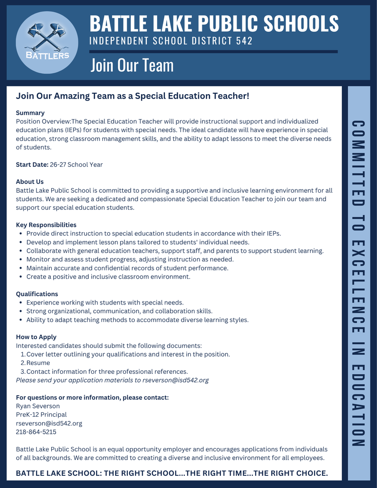 Special Education Teacher