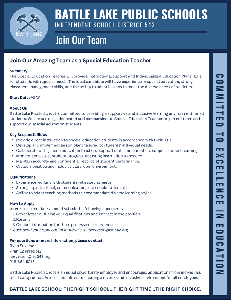 Special Education Teacher