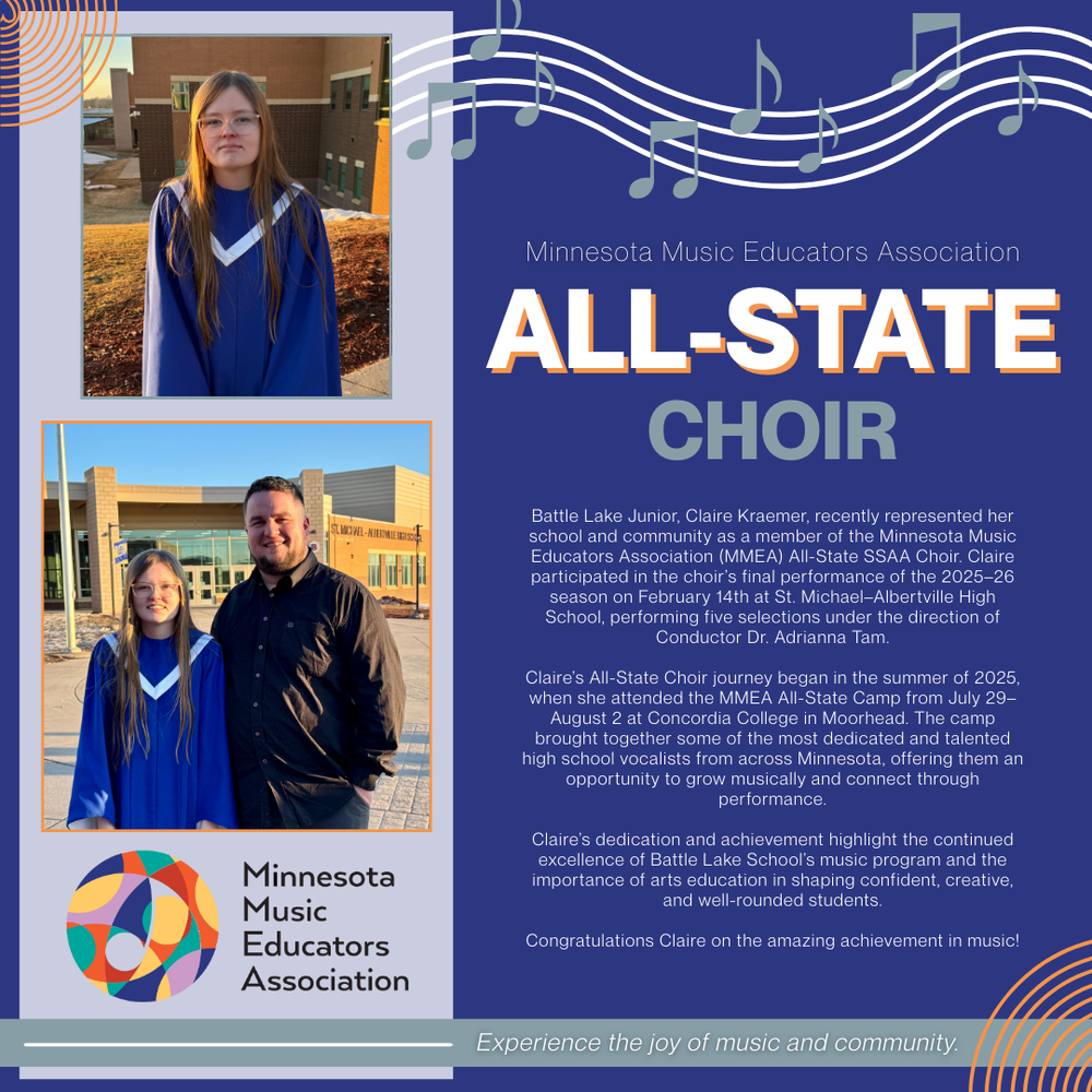 Claire Kraemer - All State Choir
