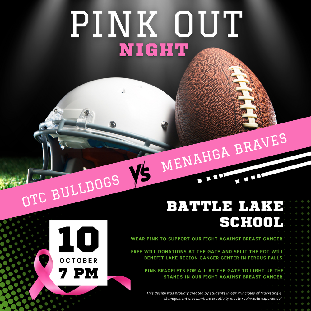 Pink Out Night - October 10th