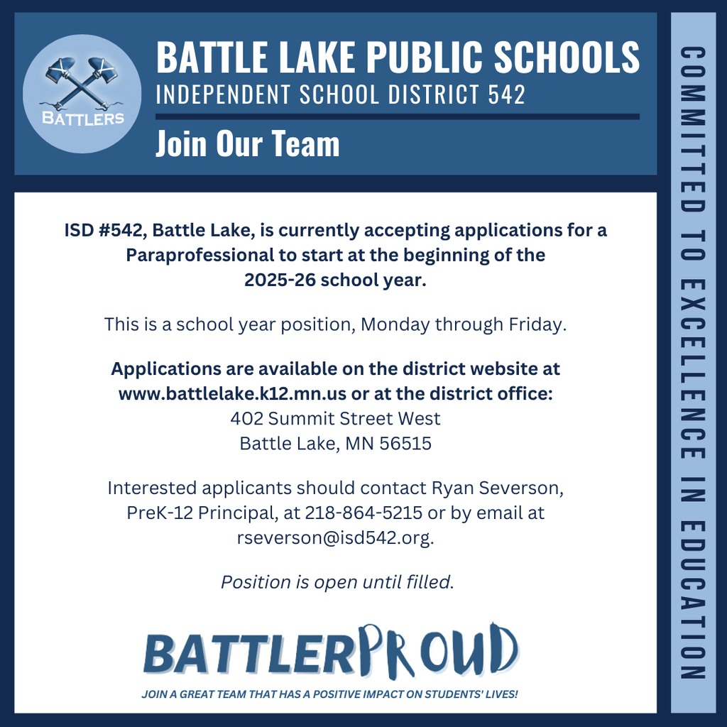 Now Hiring - Paraprofessional