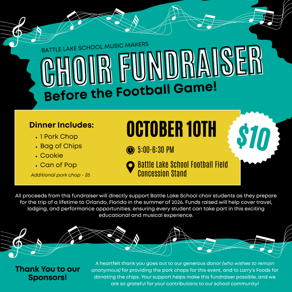 BL Music Makers Pork Chop Fundraiser