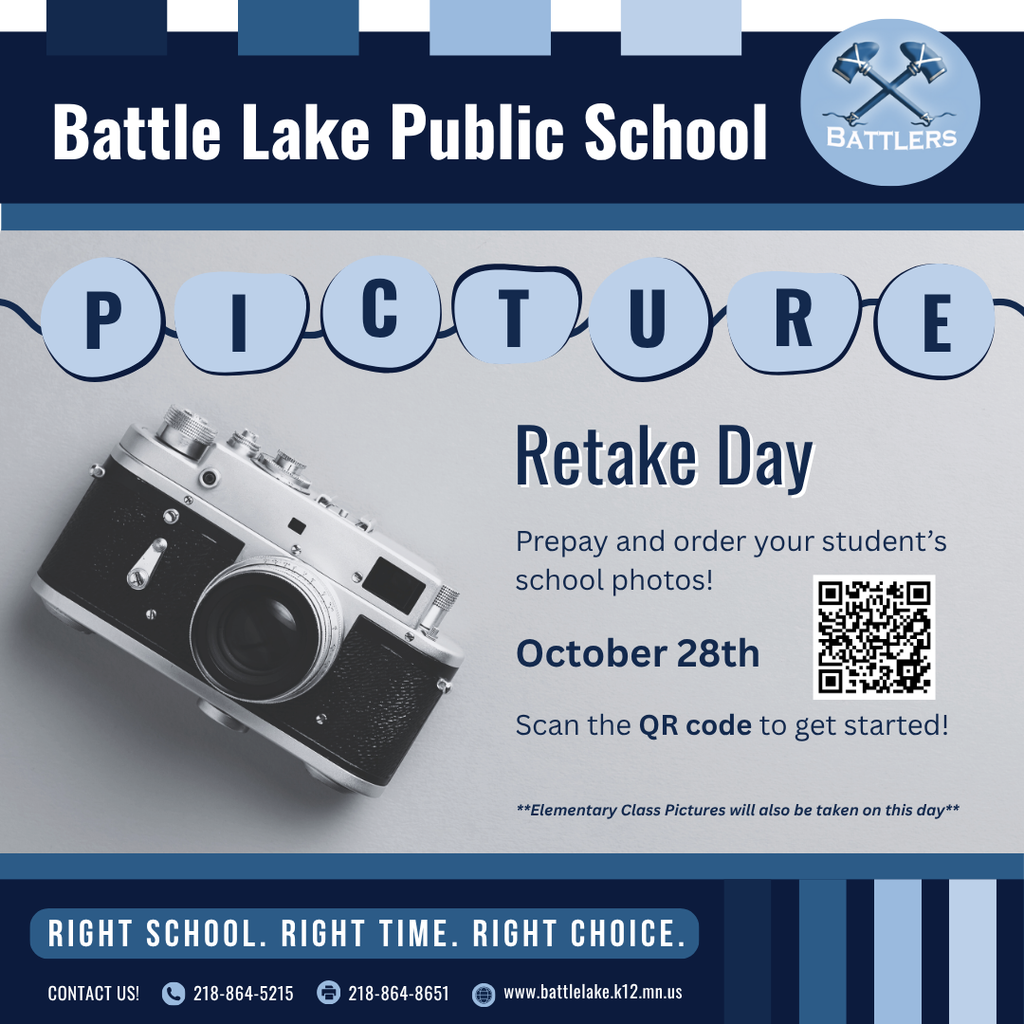 Picture Retake Day is October 28th!