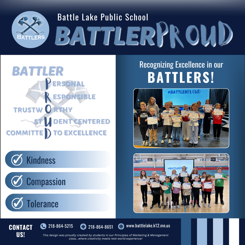 Battler PROUD Winners - October & November