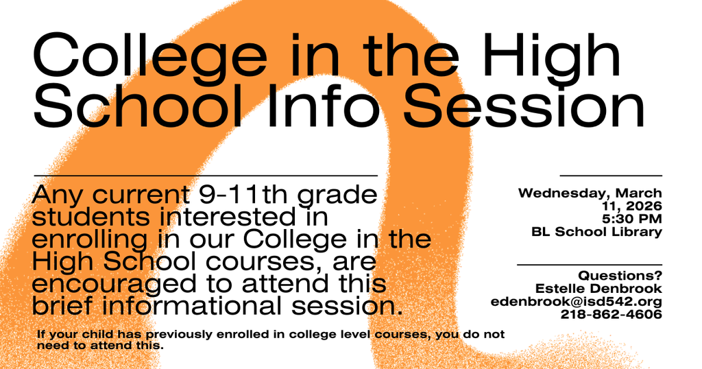 College in the High School Info Session