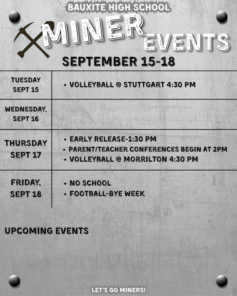 Miner Events