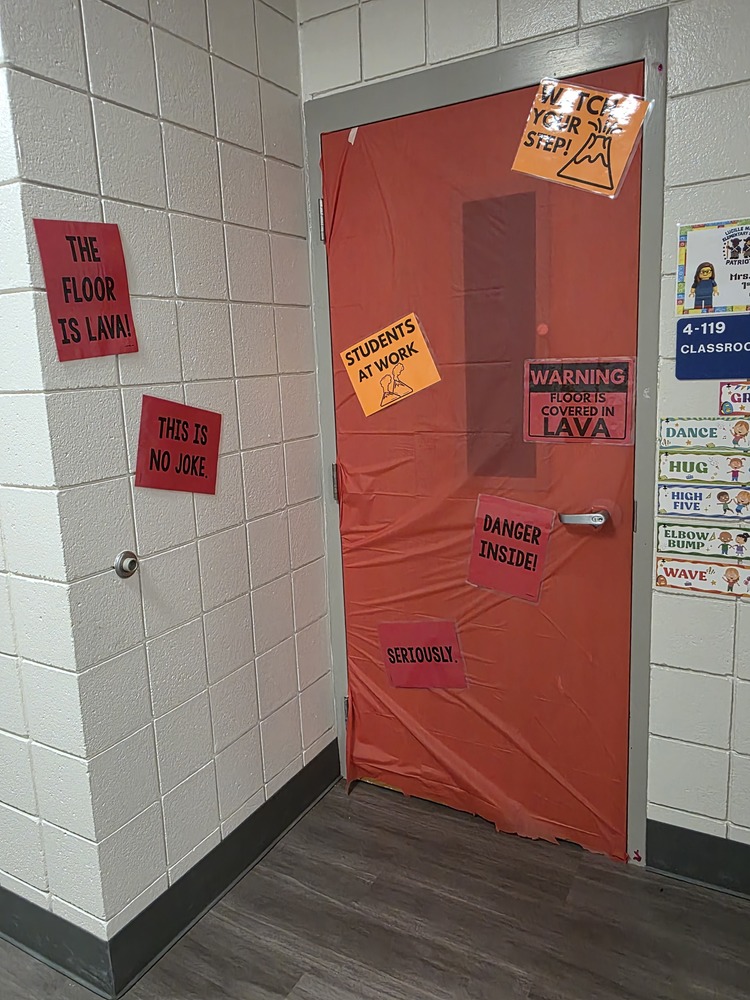 Decorated door
