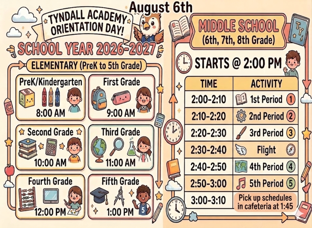 Orientation Schedule 26-27 SY