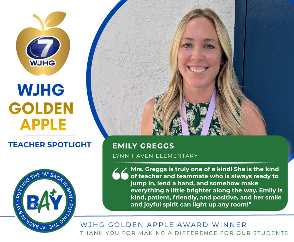 Photo of Emily Greggs, Golden Apple Award Winner