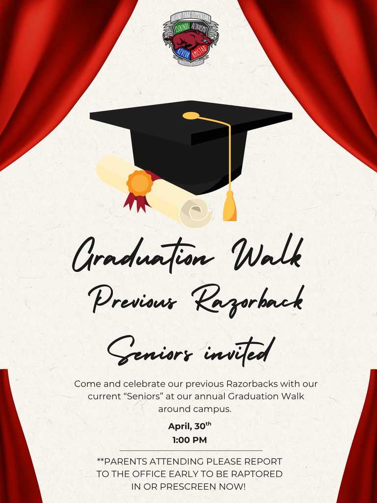 Graduation walk 