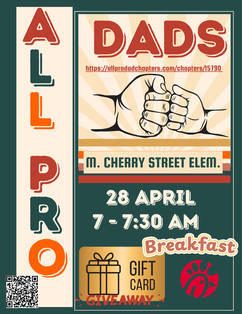 All Pro Dads this Tuesday, April 28 at &:00 am