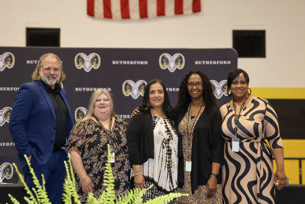 Our amazing team- Mr. McQuagge, incoming principal, Ms. Harris and Ms. Gall, school counselors, and Ms. Wojo and Ms. Craft, Asst. Principals