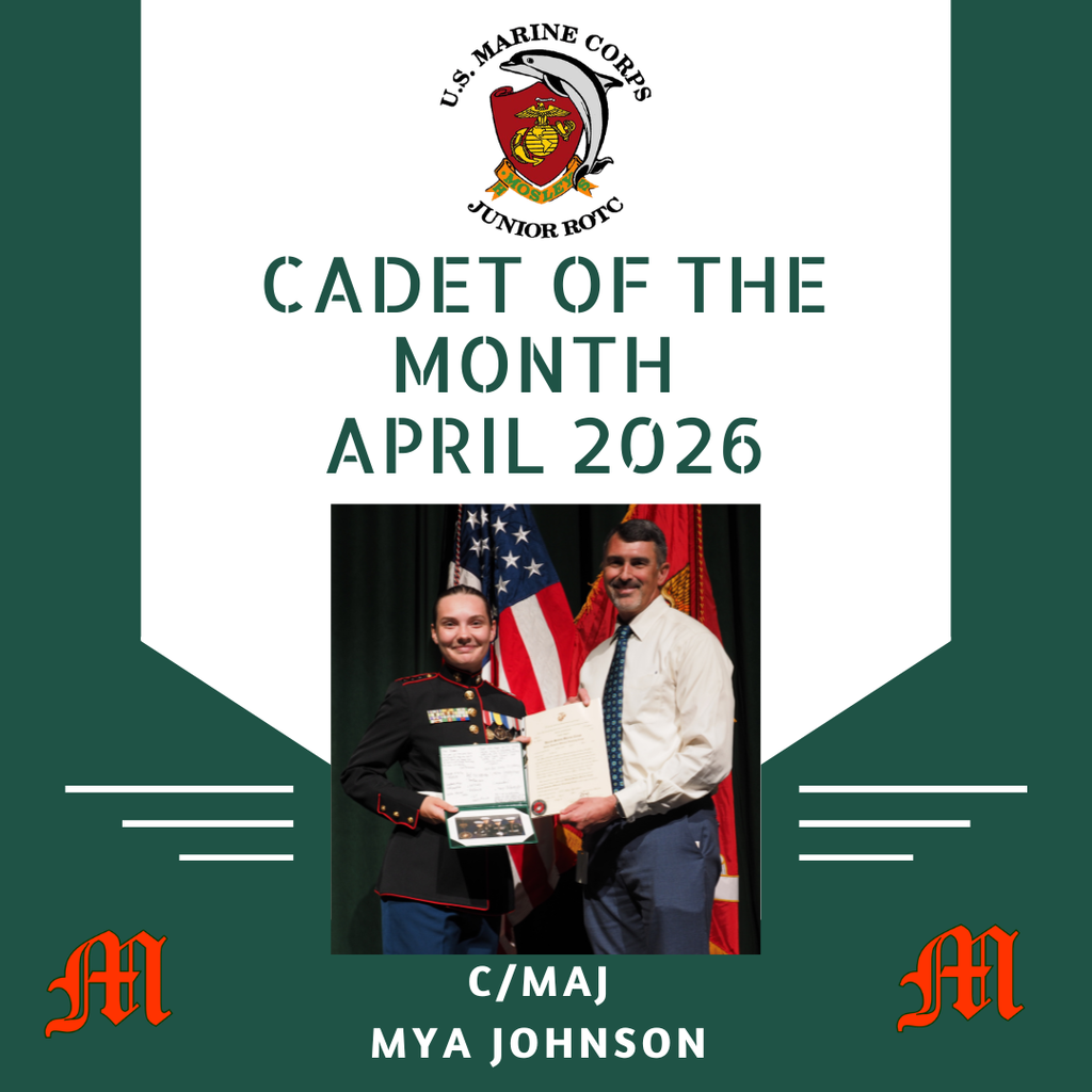 Cadet of the Month