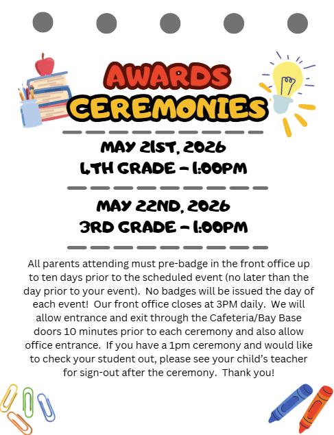 Awards Ceremony Flyer