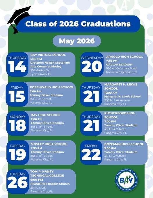 grad schedule