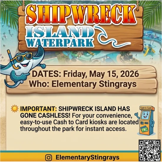 Shipwreck Island Waterpark has gone cashless