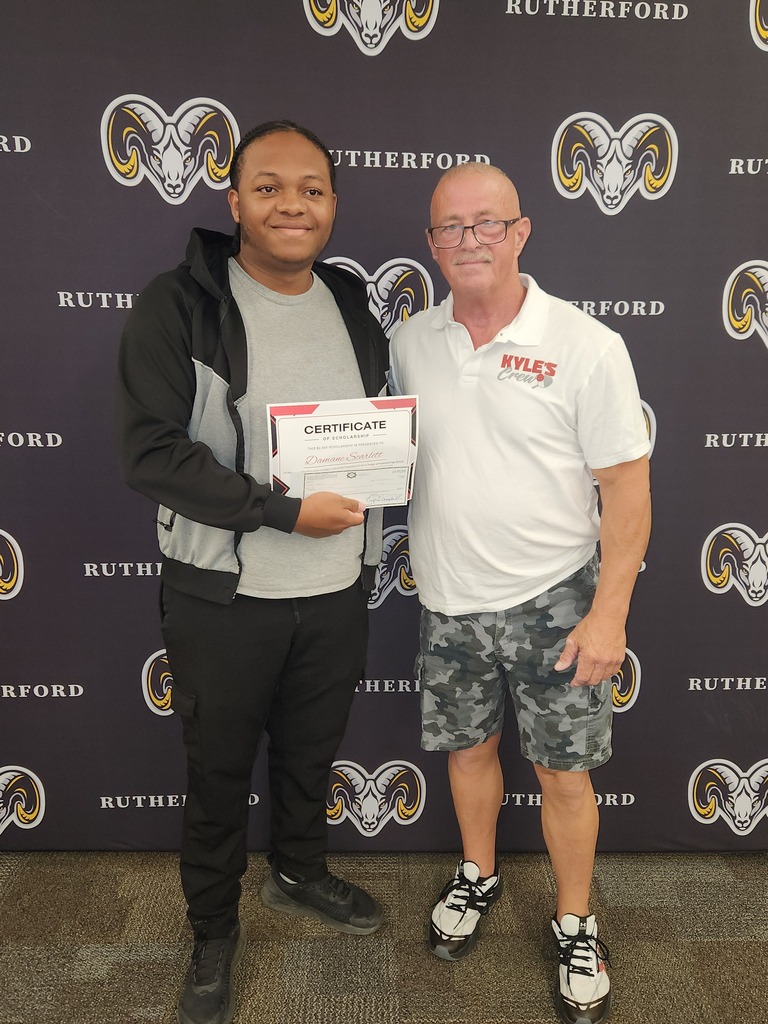 Scholarship recipient Damane Scarlett