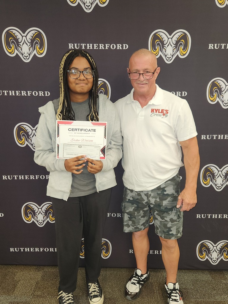 Scholarship recipient Erika Watson