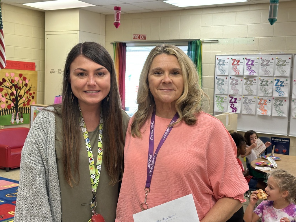PreK Teachers receive the check for our program!