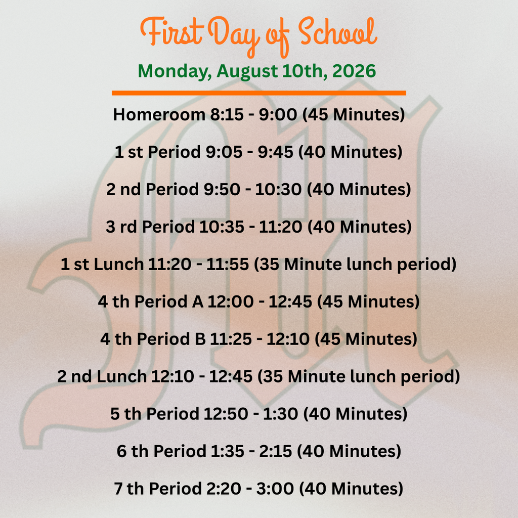 Bell Schedule
