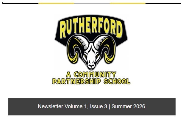 Rutherford Community Partnership School Newsletter Title