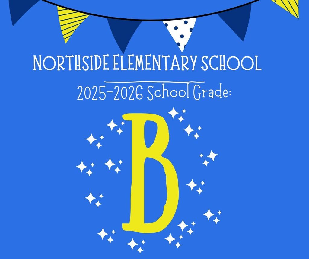 blue background with yellow writing