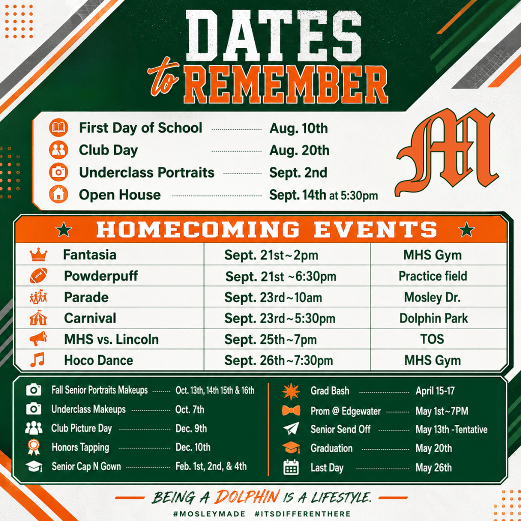 Dates to Remember