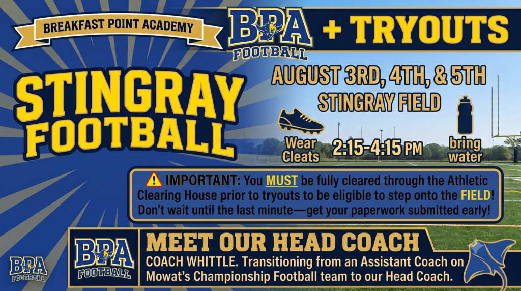 BPA Football Tryout Information