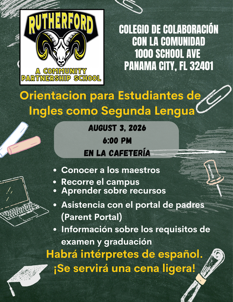 Flyer advertising ELL Orientation August 3, 6-7:30p