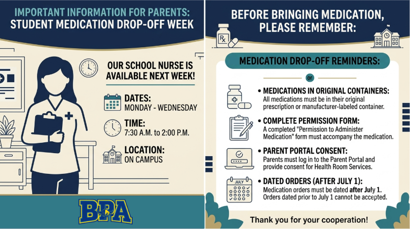Medication Drop-Off Information at BPA