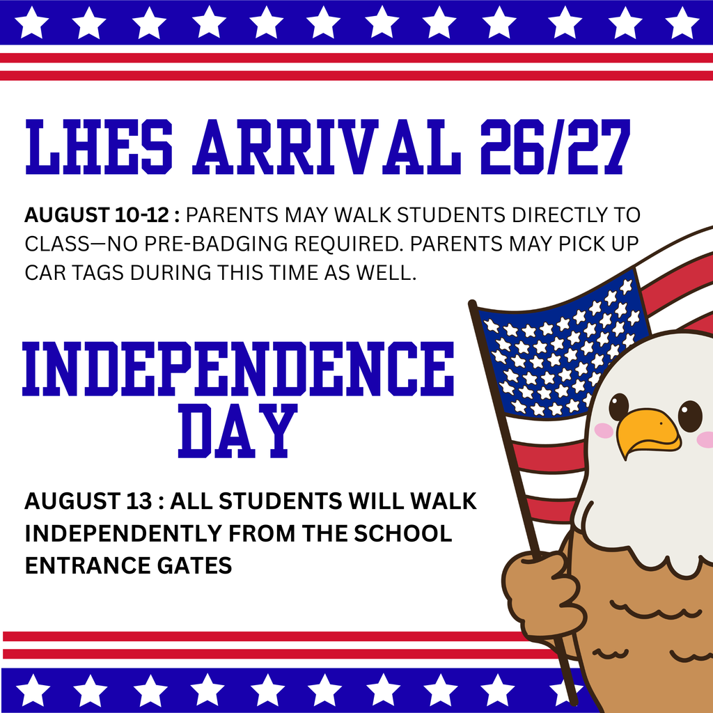 LHES Arrival Flyer