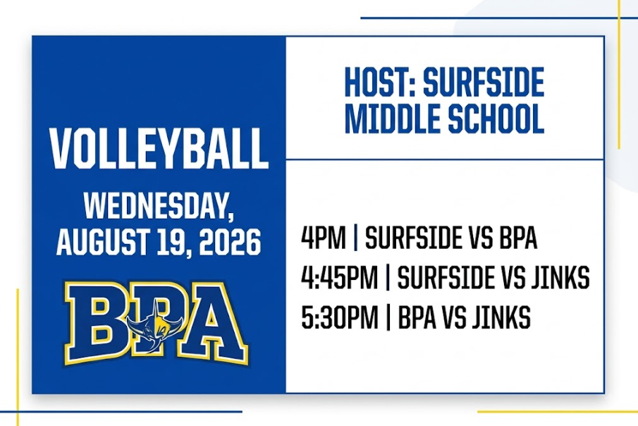 BPA: Volleyball Jamboree Game times