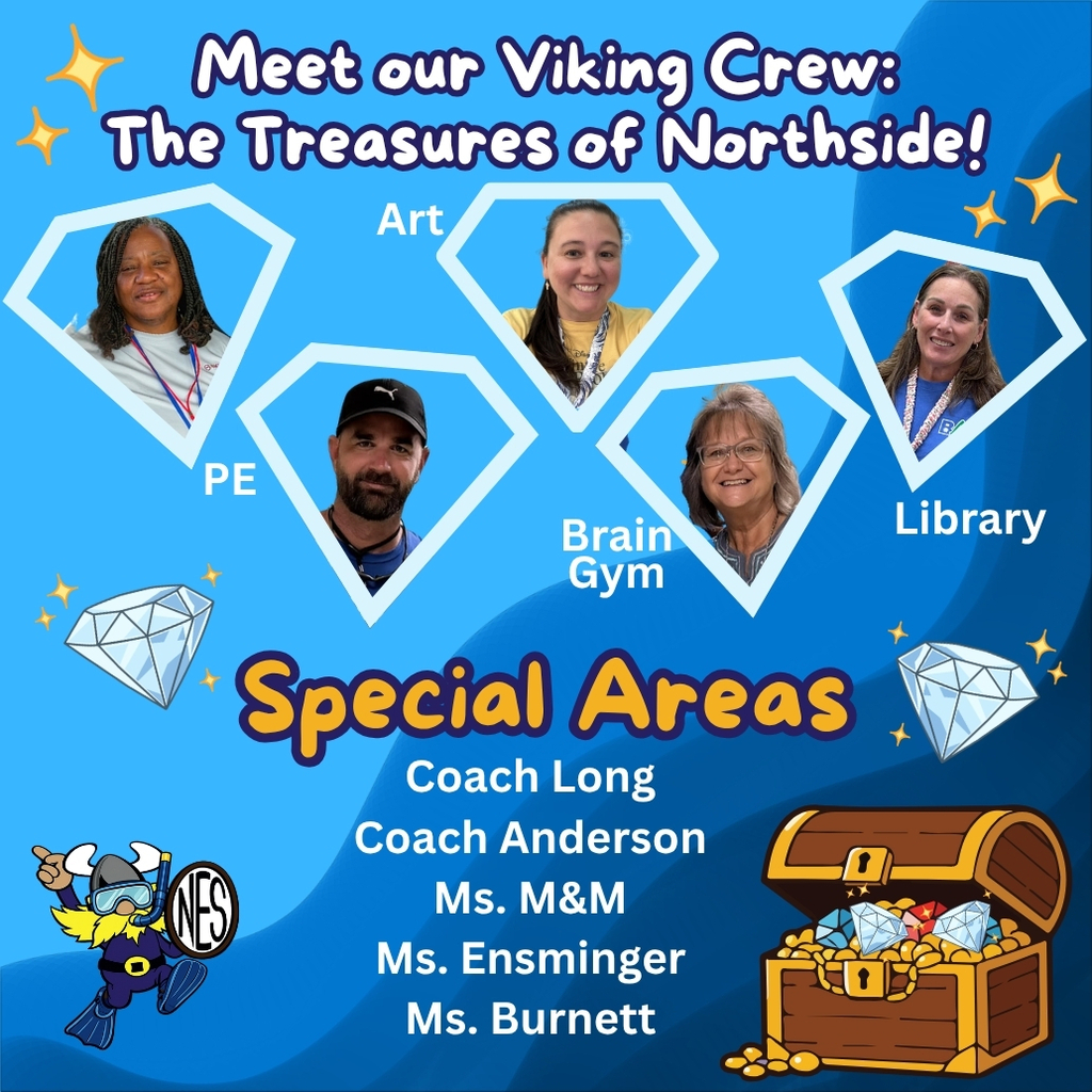 blue background with diamonds and photos of teachers on it