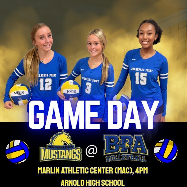Game Day: BPA Lady Rays take on Mowat Middle School at the MAC - Marlin Athletic Center - Arnold High School
