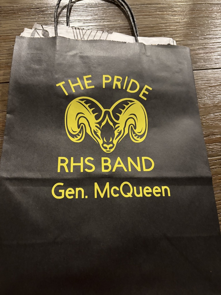 Gift Bag presented to General McQueen by The Pride