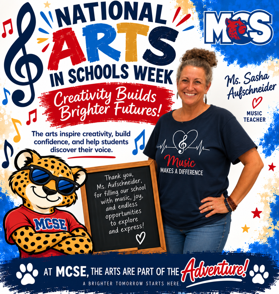 Celebrating Ms. Aufschneider during National Arts in Schools Week