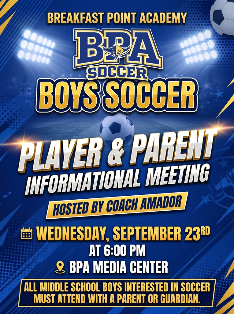 BPA Boys Soccer Informational Meeting