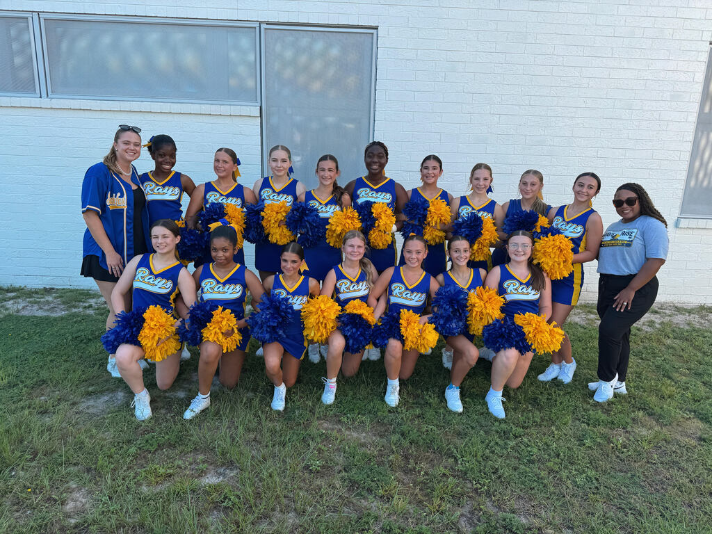 BPA Cheerleading Team at the Surfside Showcase