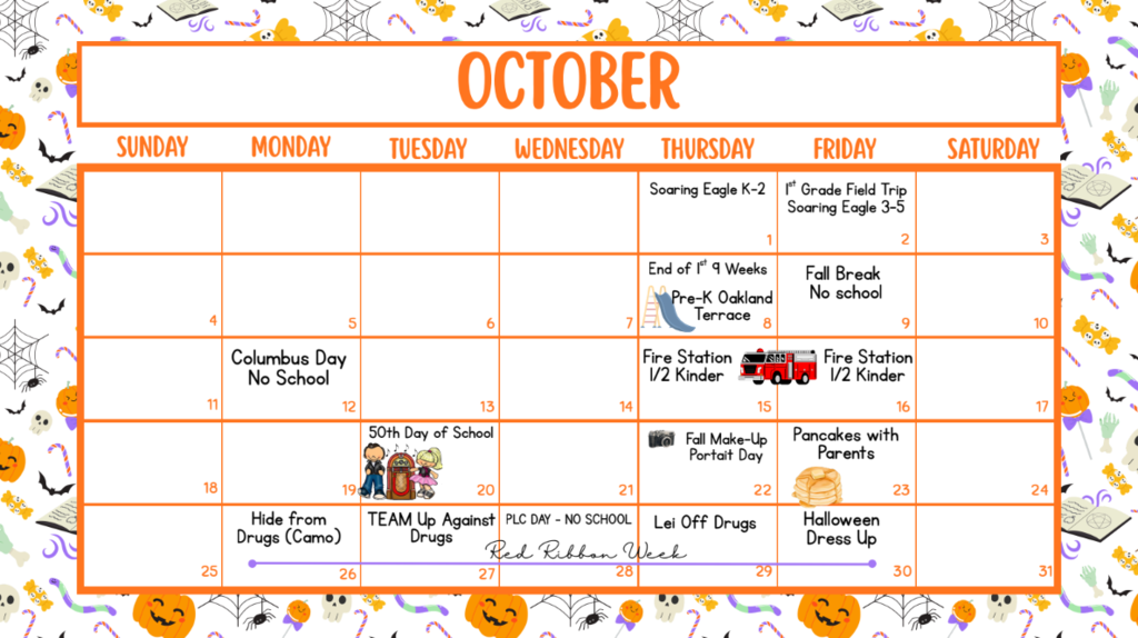 October Calendar